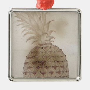 Ornamento De Metal Abacaxi,