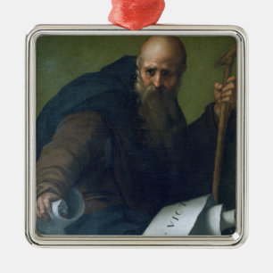 Ornamento De Metal Abade de St Anthony (c.251-356) c.1518-19 (óleo n