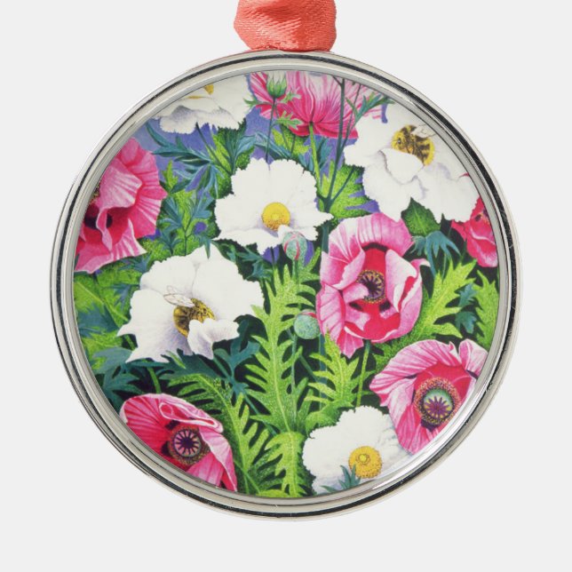 Ornamento De Metal Abelha do mel da abelha do mel (Frente)