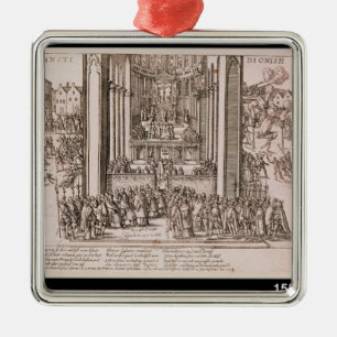Ornamento De Metal Abjuration de Henri IV