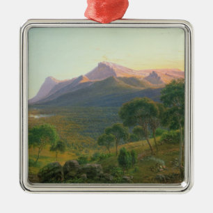 Ornamento De Metal Aborígene por um fogo antes da montagem William