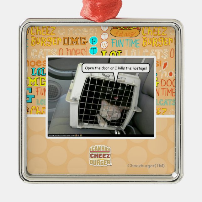 Ornamento De Metal Abra a porta (Frente)