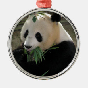 Ornamento De Metal Abraços de Panda