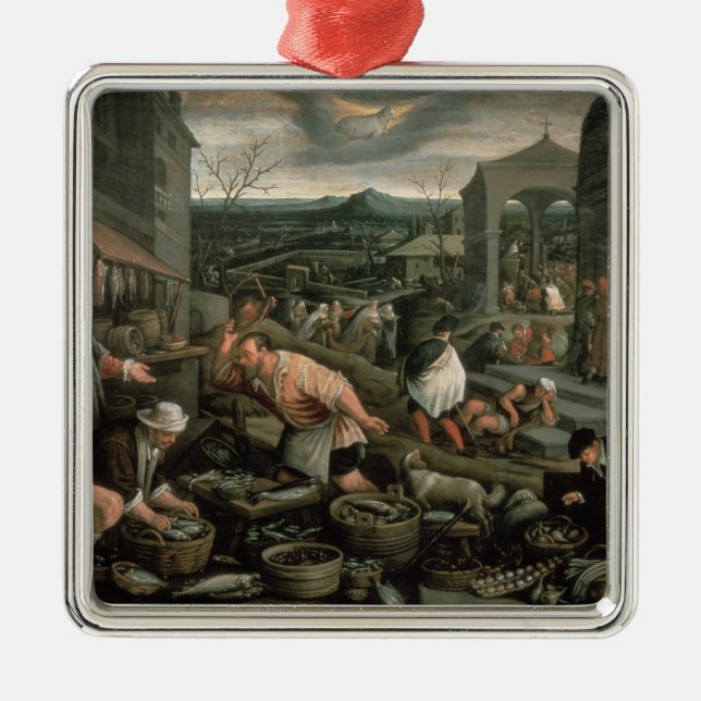 Ornamento De Metal Abril (Frente)