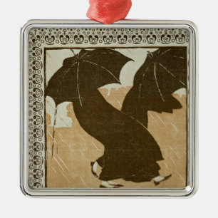 Ornamento De Metal Abril