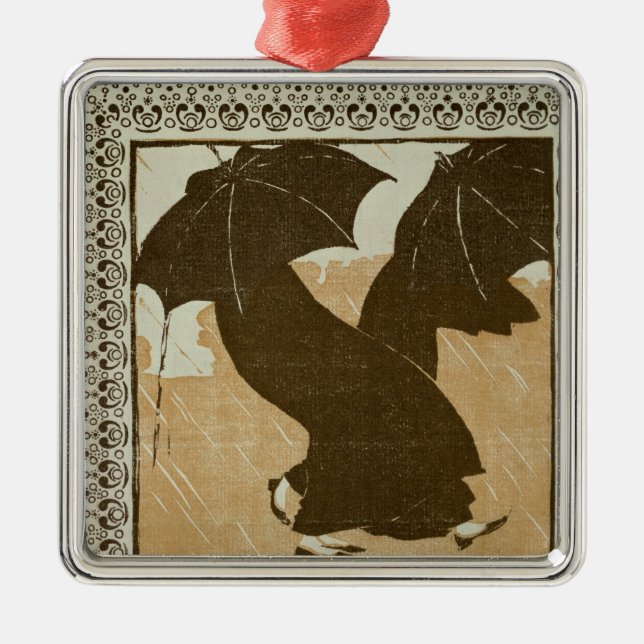 Ornamento De Metal Abril (Frente)