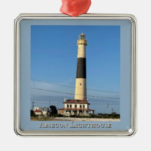 Ornamento De Metal Absecon Lighthouse Ornament