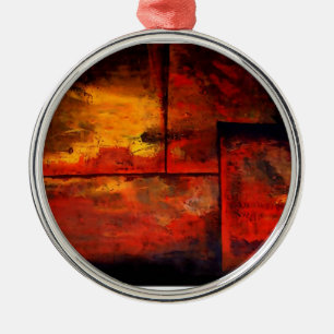 Ornamento De Metal Abstrato Art