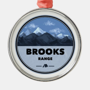 Ornamento De Metal Acampamento Brooks Range Alasca