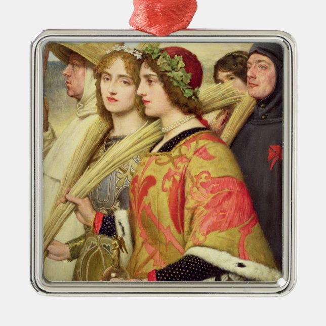 Ornamento De Metal Acção de graças (Frente)