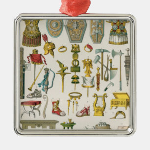 Ornamento De Metal Acessórios romanos