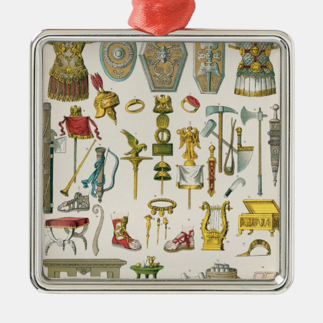 Ornamento De Metal Acessórios romanos (Frente)