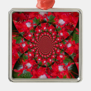 Ornamento De Metal Adorável Crimson Alienígena