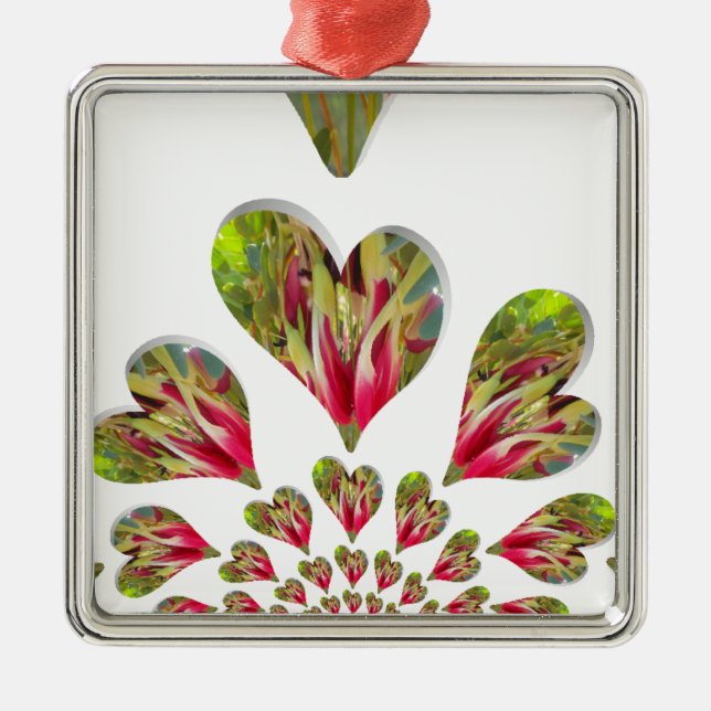 Ornamento De Metal Adorável Dia Humanitário O Mundo Precisa De Lov (Frente)