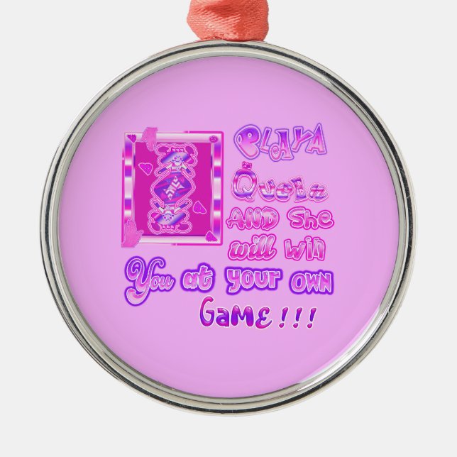 Ornamento De Metal adorno cerâmico da rainha (Frente)