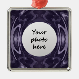 Ornamento De Metal Adorno Fantasia Roxo