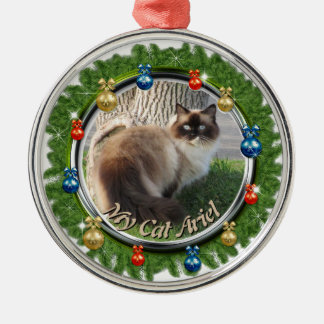 Ornamento De Metal Adornos de Natal Personalizados de Estimação Coroa