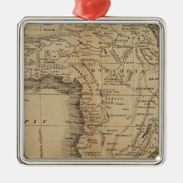 Ornamento De Metal África 50 (Frente)