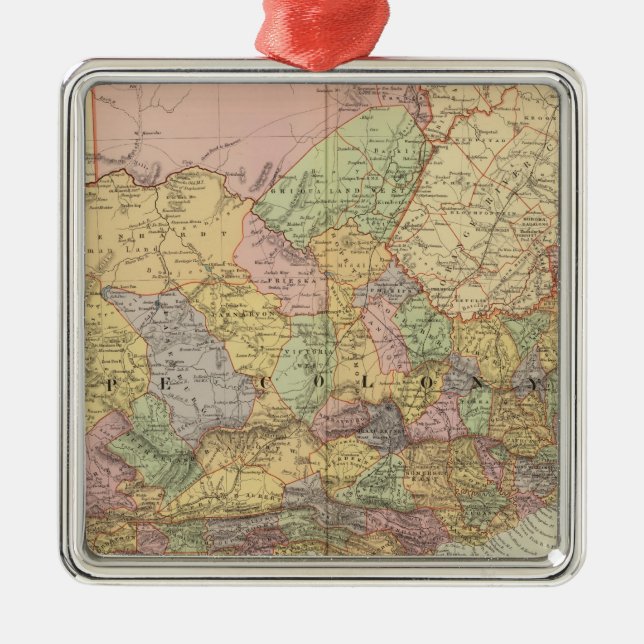 Ornamento De Metal África do Sul (Frente)