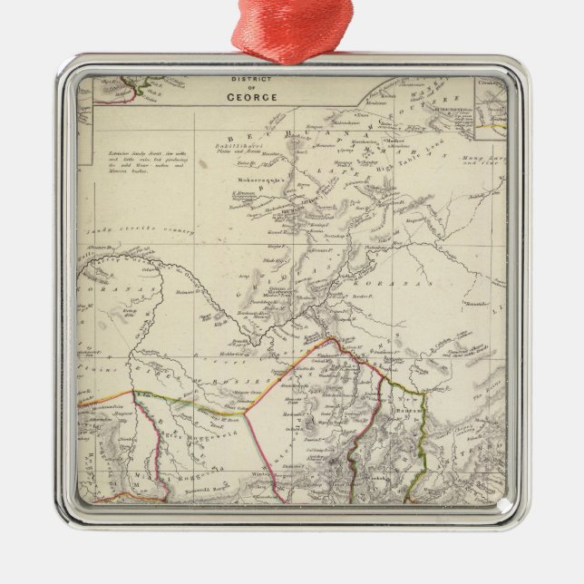 Ornamento De Metal África do Sul (Frente)