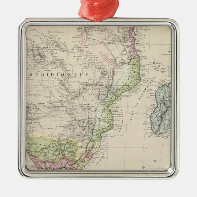 Ornamento De Metal África do Sul 4 (Frente)