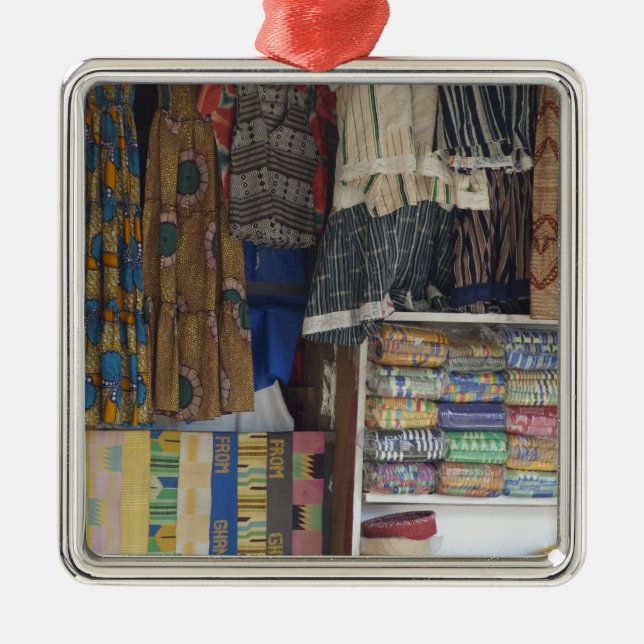Ornamento De Metal África, Gana, Acra. Accra Têxtil e Artesanato (Frente)