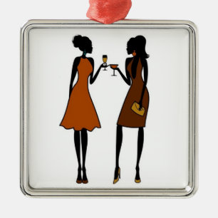 ORNAMENTO DE METAL **AFRICANO AMERICANO** LINDA LADIE'S