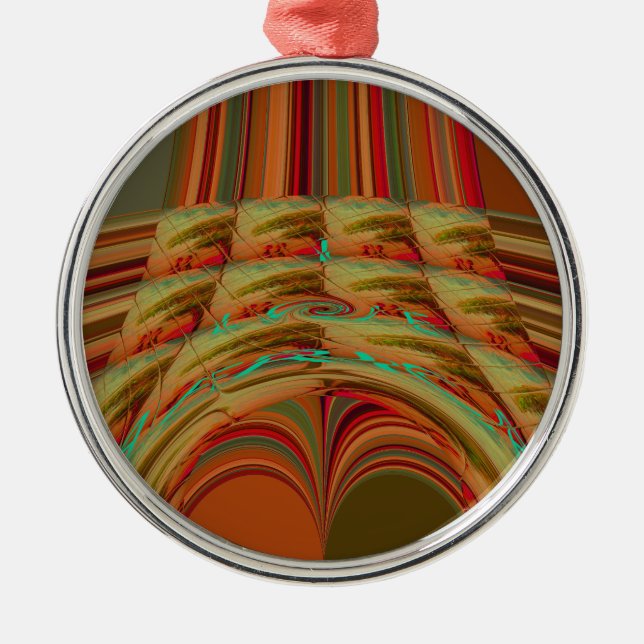 Ornamento De Metal ÁfricaTradição Hakuna Matata Montanha Moti (Frente)