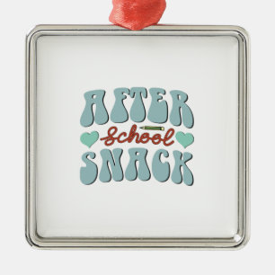 Ornamento De Metal After School Snack