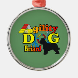 Ornamento De Metal Agilidade Briard