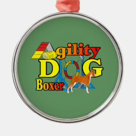Ornamento De Metal Agilidade do Boxer