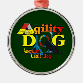 Ornamento De Metal Agilidade dos Cães de Bovinos Australianos