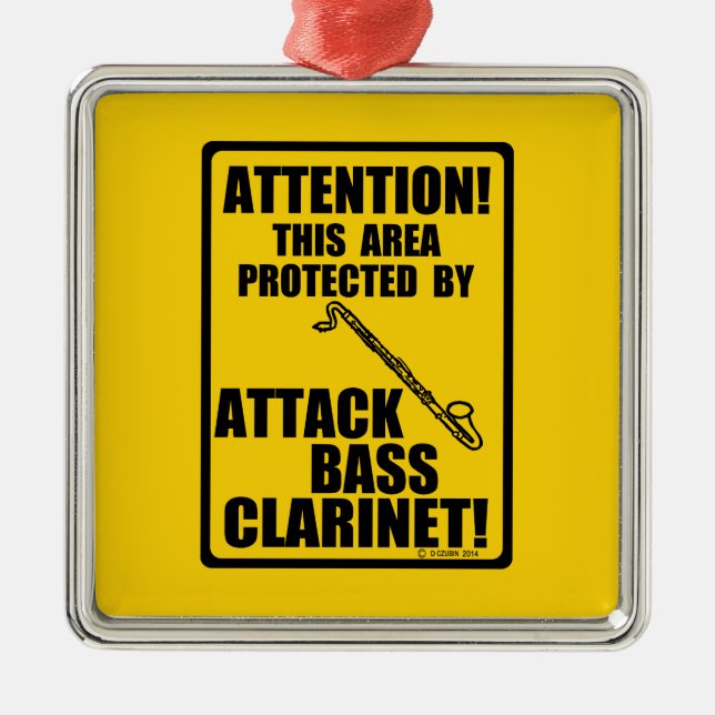 Ornamento De Metal Agitar Clarinet (Frente)