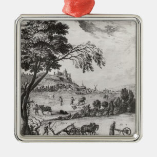 Ornamento De Metal Agricultura