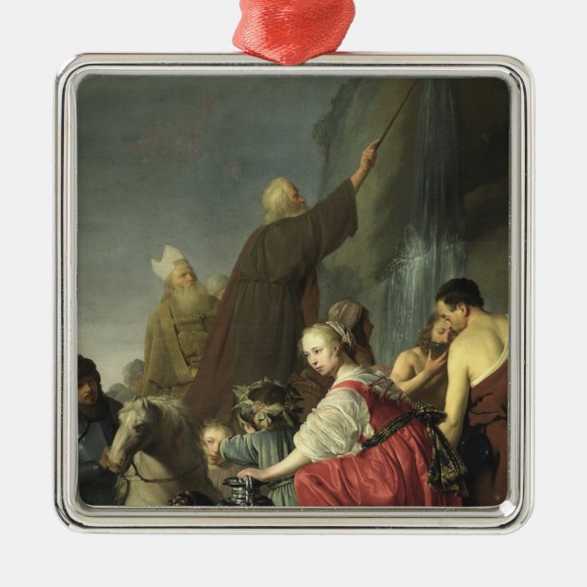 Ornamento De Metal Água impressionante de Moses da rocha (Frente)