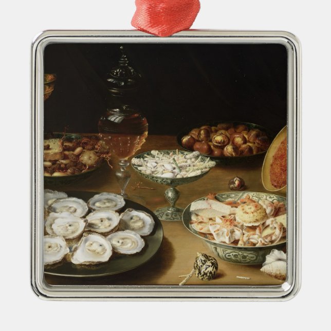 Ornamento De Metal Ainda vida (Frente)