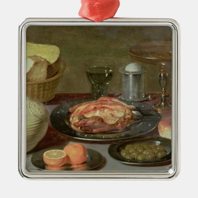 Ornamento De Metal Ainda vida (Frente)