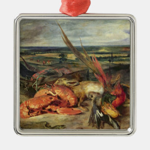 Ornamento De Metal Ainda vida com lagostas, 1826-27