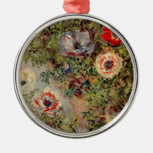 Ornamento De Metal Ainda-Vida de Claude Monet com os presentes do