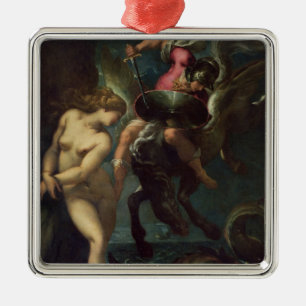 Ornamento De Metal Ainda vida dos peixes, c.1670-80 (óleo em canvas)