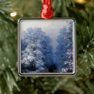 Ornamento De Metal Aivazovsky - Paisagem de Inverno