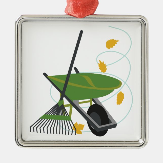 Ornamento De Metal Ajuntamento no divertimento (Frente)