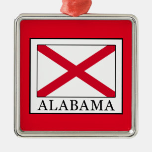 Ornamento De Metal Alabama