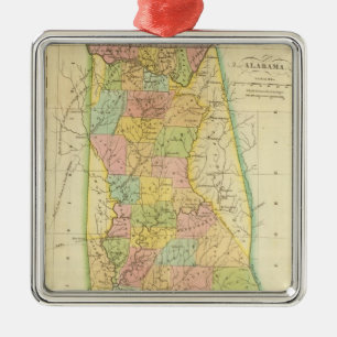 Ornamento De Metal Alabama E.U.