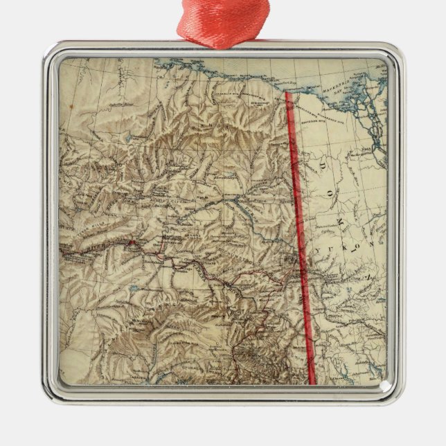 Ornamento De Metal Alaska 5 (Frente)