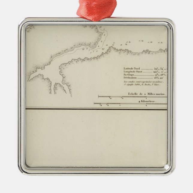 Ornamento De Metal Alaska 8 (Frente)