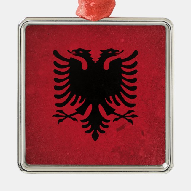 Ornamento De Metal Albânia (Frente)