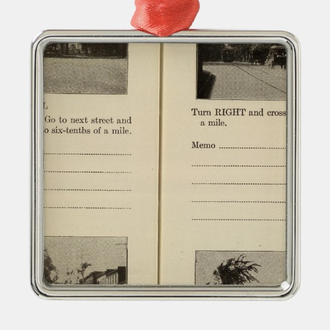 Ornamento De Metal Albany, NY (Frente)