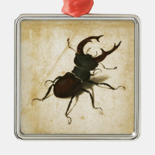 Ornamento De Metal Albrecht Durer Stag Beetle Renaissance Vintage Art