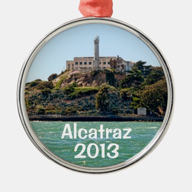 Ornamento De Metal Alcatraz Holiday Ornament (Frente)